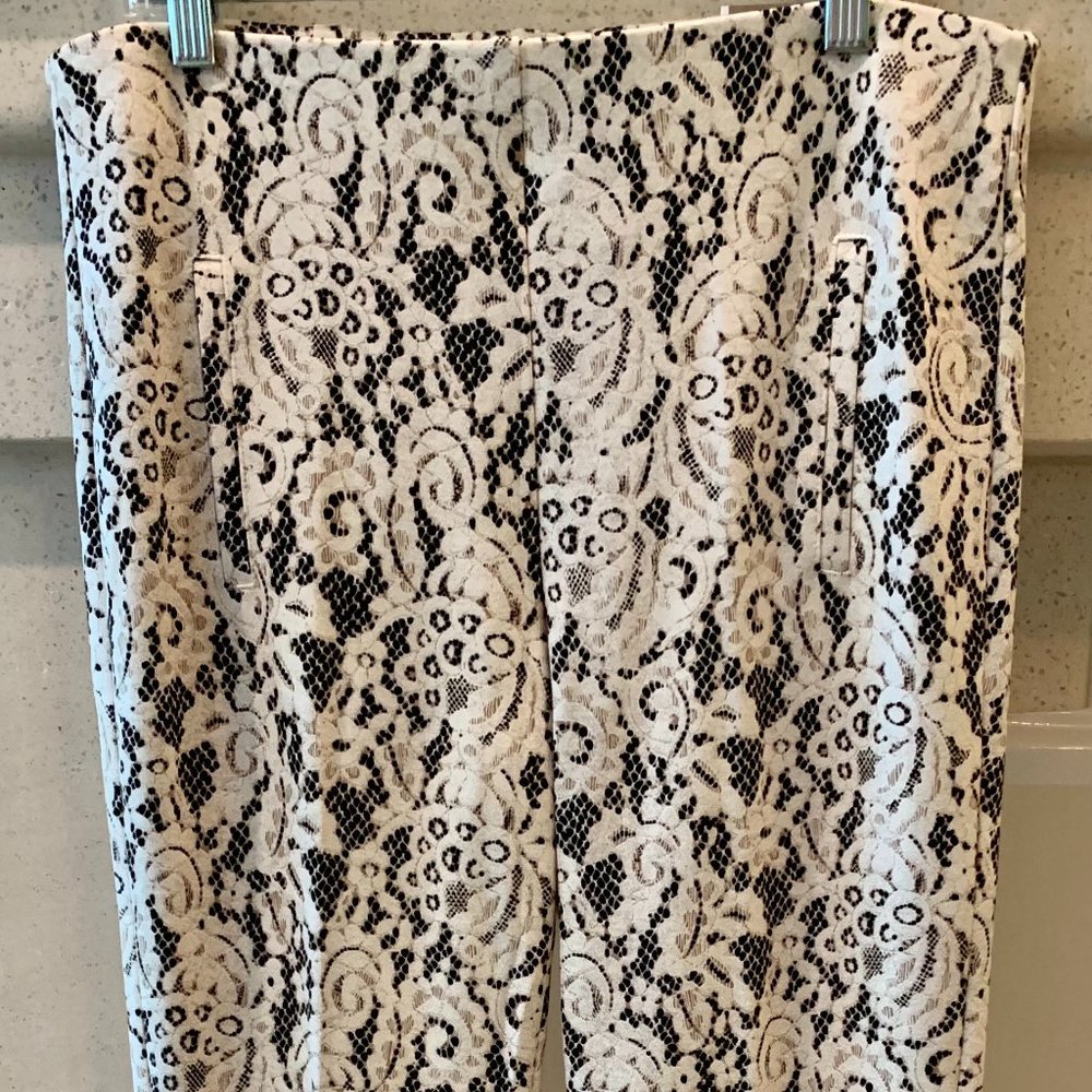 The Juliet Slim Shadow Lace Ankle Pant by Chico's